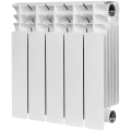 Радиатор биметаллический STOUT TITAN 350 5 секций боковое подключение (белый RAL 9016)