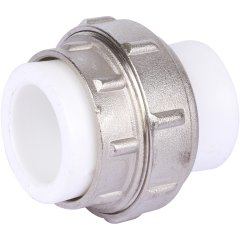 Разъемное соединение Kalde 25 для полипропиленовых труб под сварку (цвет белый)