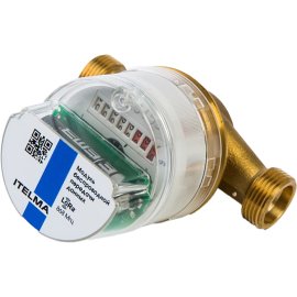 Счетчик холодной воды (Ду=15мм, L=80мм, Qном=1,5 м3/ч, с накладным модулем LoRaWAN), WFK25.D080-1-B-L-LW1-IP54