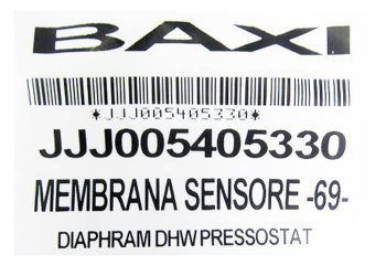 Мембрана гидравлического переключателя BAXI 5405330