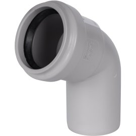 Отвод канализационный бесшумный STOUT D 58 х 67°