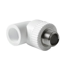 Угольник комбинированный Pro Aqua d=25-3/4 PP-R НР Белый, PA27014P