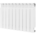 Радиатор биметаллический STOUT Space 500 10 секций боковое подключение RAL9016, SRB-0310-050010