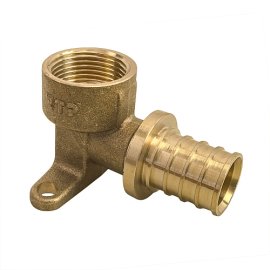 Водорозетка аксиальная, латунь, внутренняя резьба,25х3/4, желтый, RTP