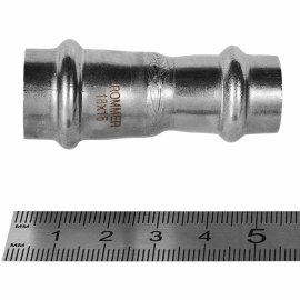 Муфта ROMMER переходная ВПр, 18х15, из нержавеющей стали прессовой, RSS-1018-001815