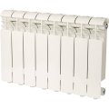 Радиатор алюминиевый Global ISEO 350 8 секций боковое подключение (белый RAL 9010), IS035008