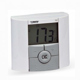 Электронный комнатный радиотермостат с ЖК-дисплеем Watts BT-D02-RF, 10036870