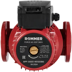 Насос циркуляционный фланцевый трехскоростной ROMMER 40-120F 380V