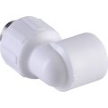 Угольник Политэк 20x1/2 с наружной резьбой для полипропиленовых труб под сварку (цвет белый), 9410002012