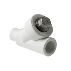 Фильтр сетчатый косой Pro Aqua d= 32 PP-R Н-В Белый, PA450012