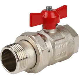 Кран шаровой полнопроходной Itap IDEAL 098 (бабочка, американка, 1 ), 26098