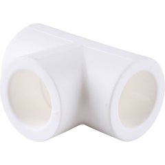 Тройник Kalde d=20 для полипропиленовых труб под сварку (цвет белый)