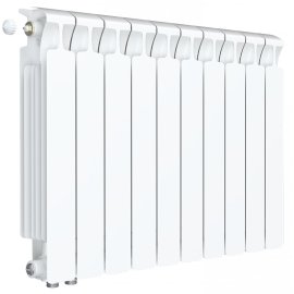 Радиатор биметаллический RIFAR MONOLIT VENTIL 500 MVL 11 секций нижнее левое подключение (белый RAL 9016), 3RM50.VL-11