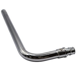 Трубка приборная Г-образная радиальная, латунь,20х250, хромированная, RTP