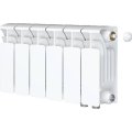 Радиатор биметаллический RIFAR BASE VENTIL 200 BVR 6 секций нижнее правое подключение (белый RAL 9016), 1RB20.VR-6