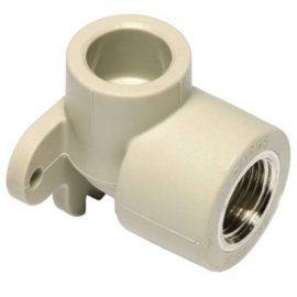 Колено с внутр. металл. резьбой и настен. крепл. Ekoplastik ППР 20х1/2x90°, SNK020XRCT