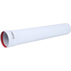 Труба Vaillant DN 80 0.5м белая, 300833
