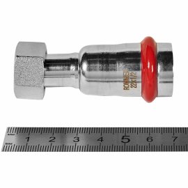 Переходник ROMMER с накидной гайкой ВПр-ВР, 22х1/2, из нержавеющей стали прессовой, RSS-1026-002212