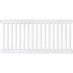 Трубчатый стальной радиатор КЗТО РС 1-500-17 секций 1/2 боковое подключение RAL9010