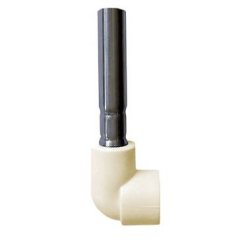 Подключение к радиатору угольник Ekoplastik ППР 20х90° 270мм, SKORP02090270