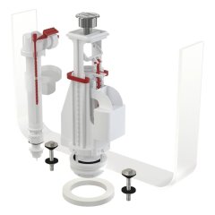 Выпускной комплект AlcaPlast с двойной кнопкой, впускной механизм, SA08AS 1/2 CHROM