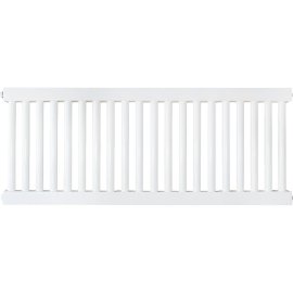 Трубчатый стальной радиатор КЗТО РС РС 1-500-20 секций 1/2 боковое подключение RAL9010 (кронштейны в комплекте, 4шт.)