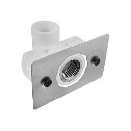 Угольник комбинированный с планкой под гипсокартон PPR 20х 1/2,  белый, RTP