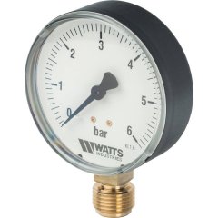 Манометр радиальный WATTS 80 мм давление 6 бар