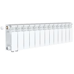 Радиатор биметаллический RIFAR BASE VENTIL 200 BVL 13 секций нижнее левое подключение (белый RAL 9016)