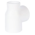 Тройник переходной Политэк 32х32х25 для полипропиленовых труб под сварку (цвет белый)