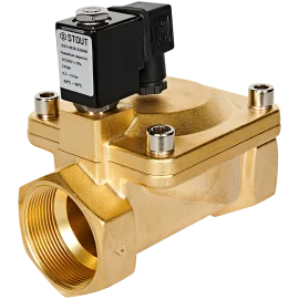 Клапан соленоидный (электромагнитный) STOUT непрямого (пилотного) действия НЗ 220В G2 SSV-0030-220050