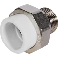 Муфта комбинированная Pro Aqua d=32-1 PP-R разъемная (американка) НР Белая