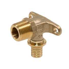 Угольник РЕХАУ настенный с наружной резьбой 16-R 1/2 MX для труб из сшитого полиэтилена аксиальный, 11097211001