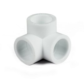 Тройник двухплоскостной PPR 20,  белый, RTP