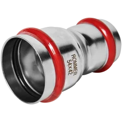 Муфта ROMMER переходная ВПр 54х42 из нержавеющей стали прессовой