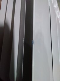 Уцененный товар (сколы краски): Радиатор алюминиевый ROMMER Profi 350 12 секций (AL350-80-80-080) боковое подключение (RAL9016), RAL-1210-035012