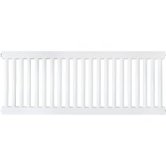 КЗТО РС 1-500-21 1/2 Радиатор стальной трубчатый RAL 9016 (кронштейны в комплекте)