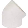 Угольник 45* Kalde d=75 для полипропиленовых труб под сварку (цвет белый), 3212-elb-750045
