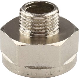 Переходник TIEMME НВ никелированный 1/2х1, 1500249