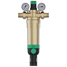 FK76-11/4H Фильтр тонкой очистки с редуктором и обратной промывкой DN32 (1 1/4) 100мк до 70С для горячей воды, FK76-11/4H