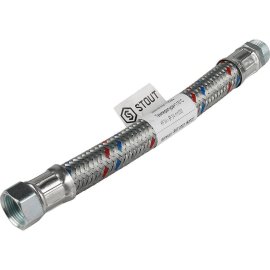 Гибкая подводка для воды STOUT НР 3/4 х ВР 3/4, длина 300 мм, SHF-0203-182020