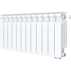 Радиатор биметаллический RIFAR MONOLIT VENTIL 350 MVR 12 секций нижнее правое подключение (белый RAL 9016), 3RM35.VR-12