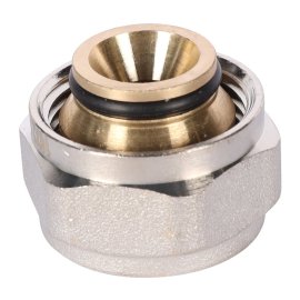 Фитинг компрессионный ROMMER евроконус для труб PEX-AL-PEXc 16х2,6х3/4, RFC-1026-162634