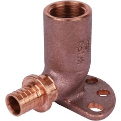 Угольник настенный РЕХАУ RAUTITAN с внутр. резьбой 16-Rp 1/2 длинный, 59 мм RX+ для труб из сшитого полиэтилена аксиальный