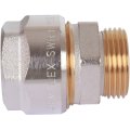 Фитинг Meibes резьбовой латунный Plus для стальных труб 1/2”*3/4” НР, F13063