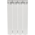 Радиатор алюминиевый STOUT ALPHA 500 4 секций боковое подключение (белый RAL 9016), SRA-2310-050004