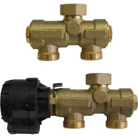 Трехходовой клапан STOUT для подключения сервопривода, SFB-0001-000007