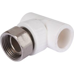 Тройник Kalde комбинированный с накидной гайкой 25х1, 3222-tut-251000