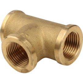 Тройник TIEMME ВВ 3/8 x3/8x3/8 для стальных труб резьбовой, 1500275