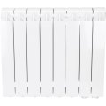 Радиатор алюминиевый Global VOX- R 500 8 секций нижнее правое подключение (белый RAL 9010), 169530